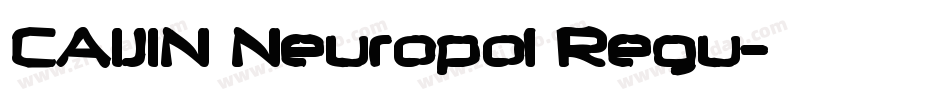 CAIJIN Neuropol Regu字体转换